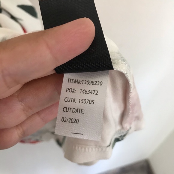 Torrid Super Soft Ivory Floral Lattice Ruffle Top - Picture 9 of 9